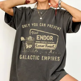 "Ewok Endor National Park Protect Our Forest" Matching Couple Hoodies - Personalized Matching Sweatshirts For Couples