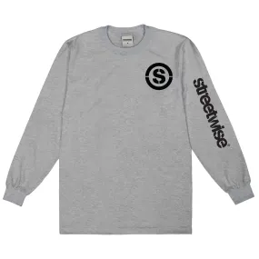 "S" Logo Long Sleeve (Grey)