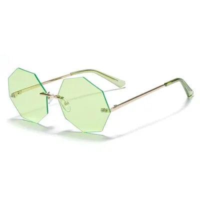 Ralferty Women's Steampunk Polygon Sunglasses WK005