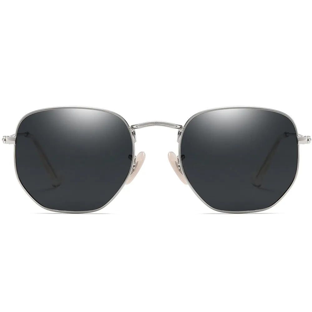 Retro Fashion Round Unisex Sun Glasses Polarized Coating UV400 Sunglasses Female Eyewear