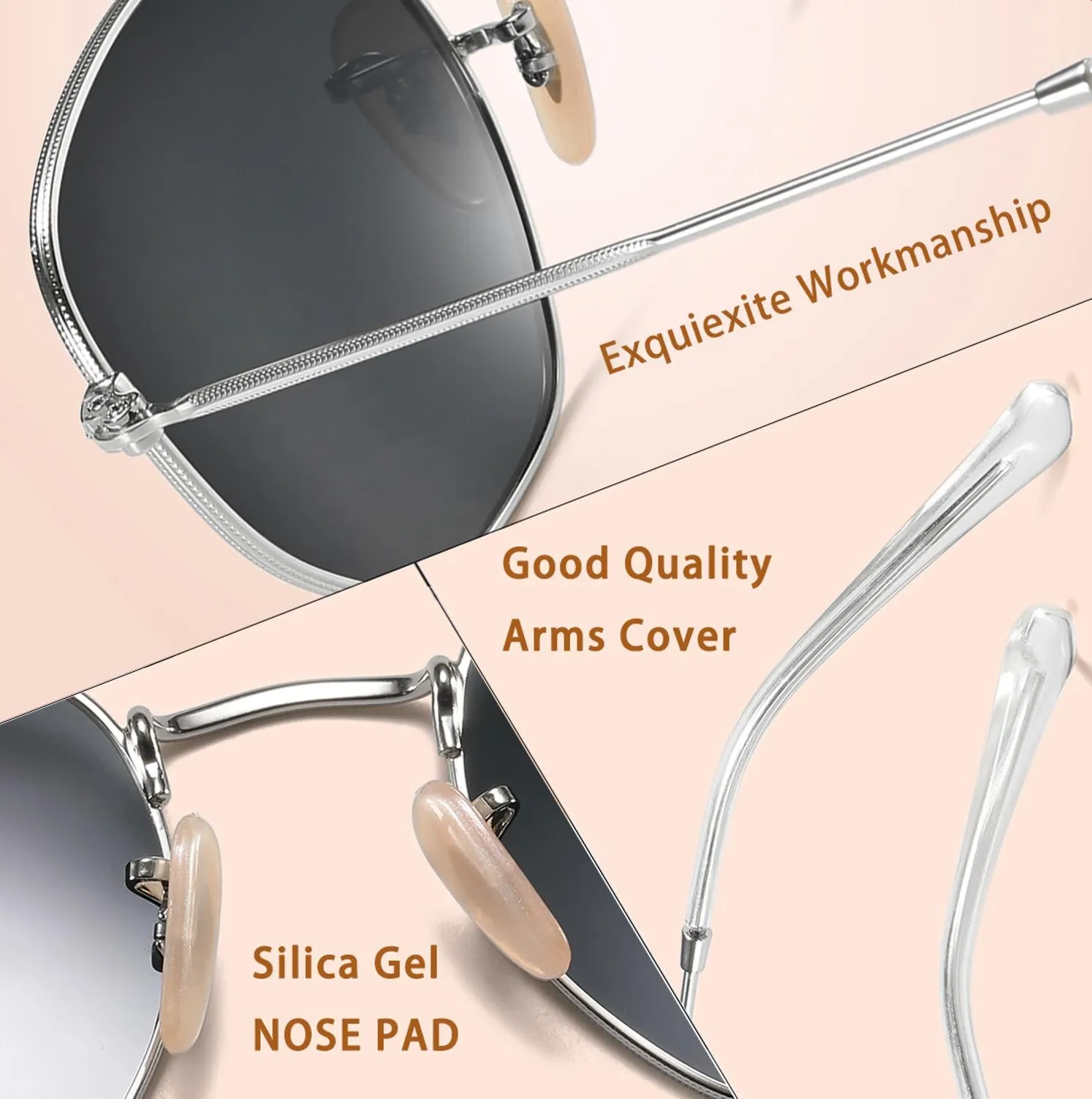 Retro Fashion Round Unisex Sun Glasses Polarized Coating UV400 Sunglasses Female Eyewear