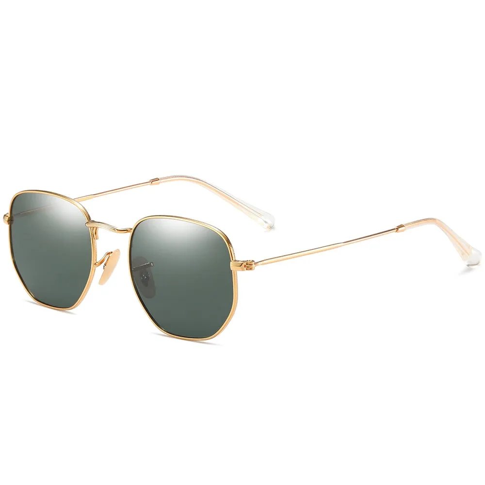 Retro Fashion Round Unisex Sun Glasses Polarized Coating UV400 Sunglasses Female Eyewear