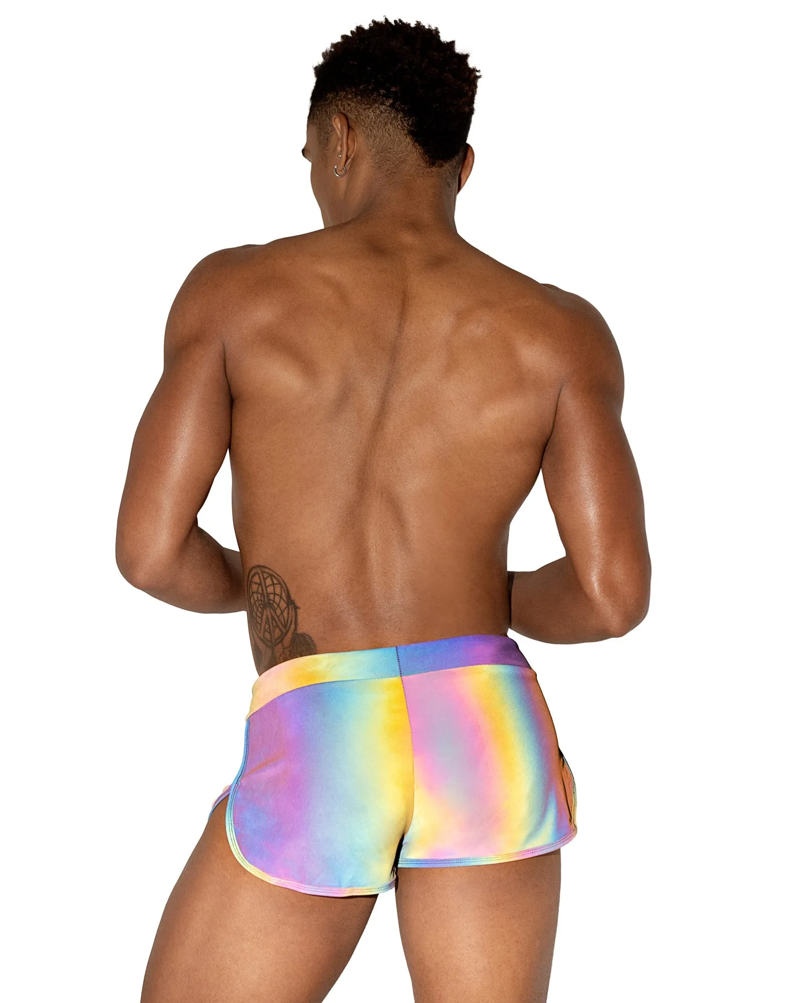 Roma Mens Reflective Runner Shorts - Rave & Festival Wear