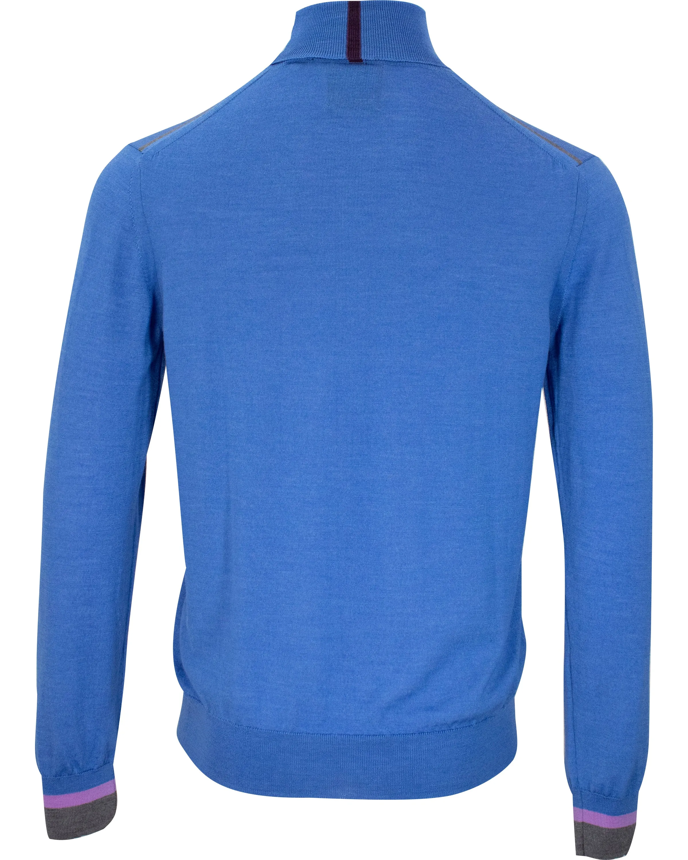 RONALD MERINO TURTLENECK SWEATER IN NEBULAS BLUE