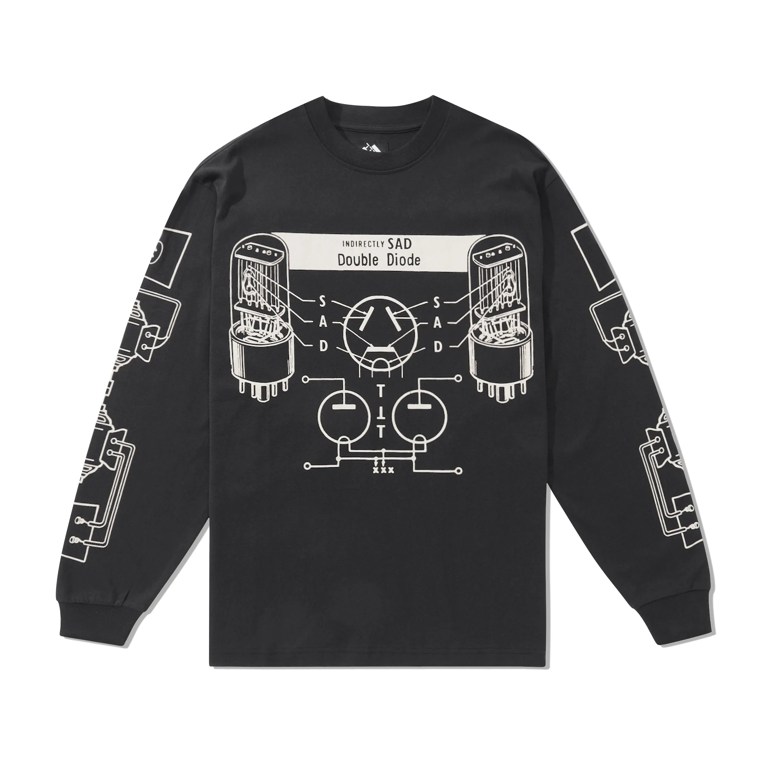 Sad L/S Tee, Black