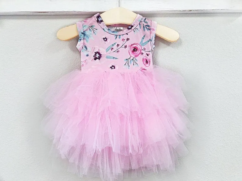 SALE Girl's Floral Spring Dress