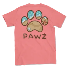 Sandy Pawz (Adult Short Sleeve T-Shirt)