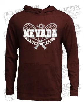 Soft-Tek T-Shirt Hoodie - Tennis - Nevada Tigers 21-Y