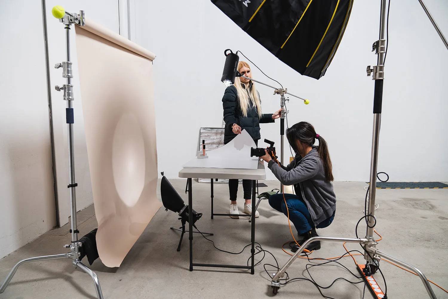 Spectrum Paper Roll Photography Studio Backdrop Half Width (1.36 x 10M) - In The Nude Beige