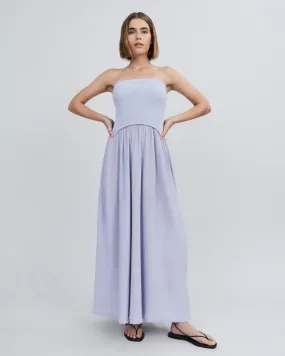 Strapless Soglio Dress Lilac Pastel