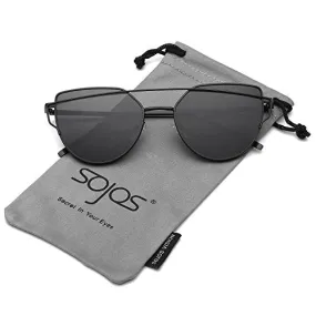 Street Fashion Metal Frame Women Sunglasses