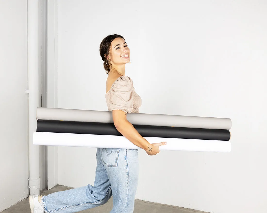 'Studio Staples' Collection Half Width Photography Paper Backdrop Set (1.36 x 10M) - Bundle