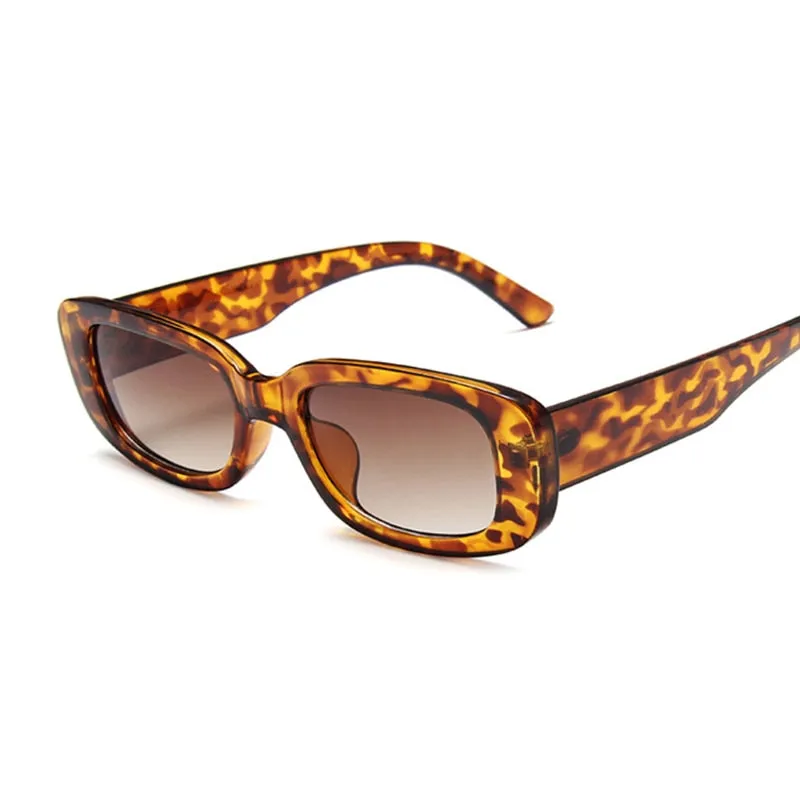 Sunglasses Women Fashion Designer Rectangle Sun Glasses Female Vintage Black Eyewear Ladies Driving Goggles
