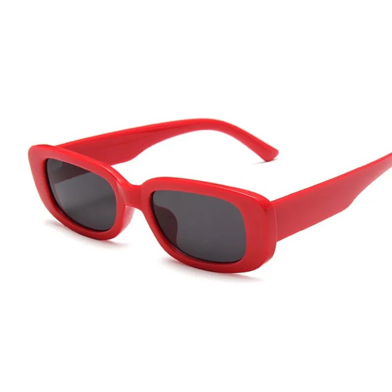 Sunglasses Women Fashion Designer Rectangle Sun Glasses Female Vintage Black Eyewear Ladies Driving Goggles