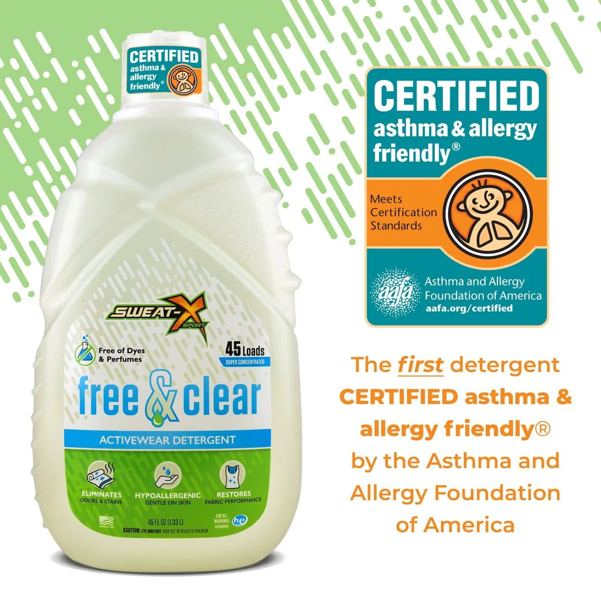 Sweat X Sport Free and Clear Laundry Detergent - 2 Pack