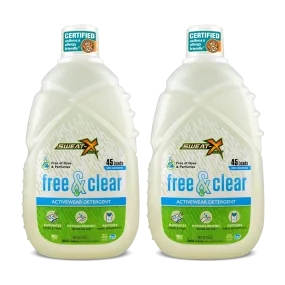 Sweat X Sport Free and Clear Laundry Detergent - 2 Pack