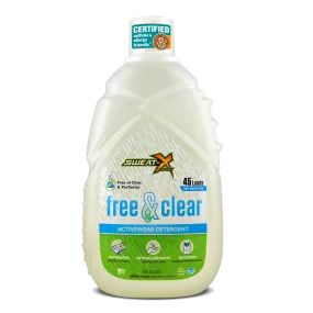 Sweat X Sport Free and Clear Laundry Detergent - 45 oz
