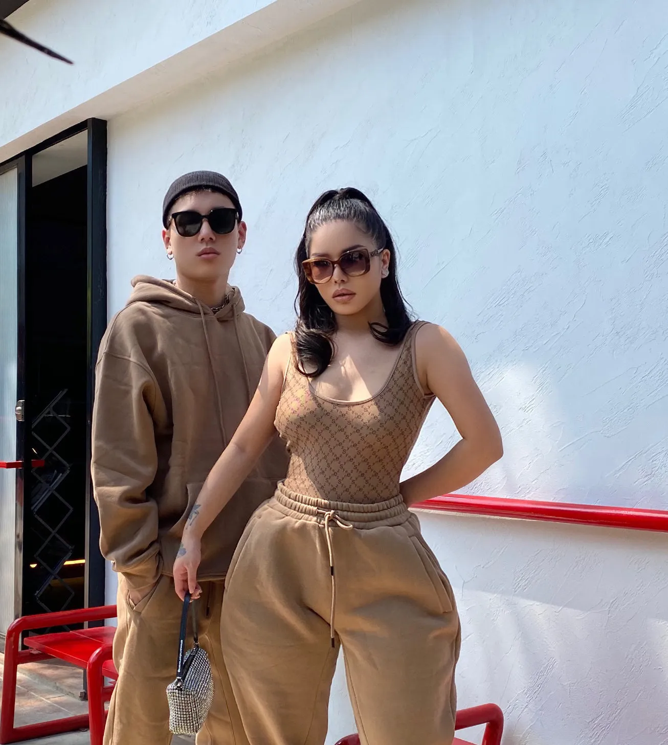 SYNEZ Nude Bodysuit