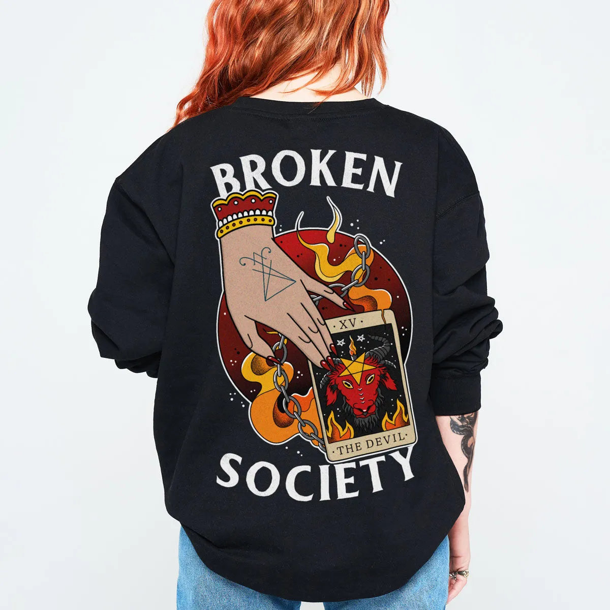 The Devil Tarot Sweatshirt (Unisex)