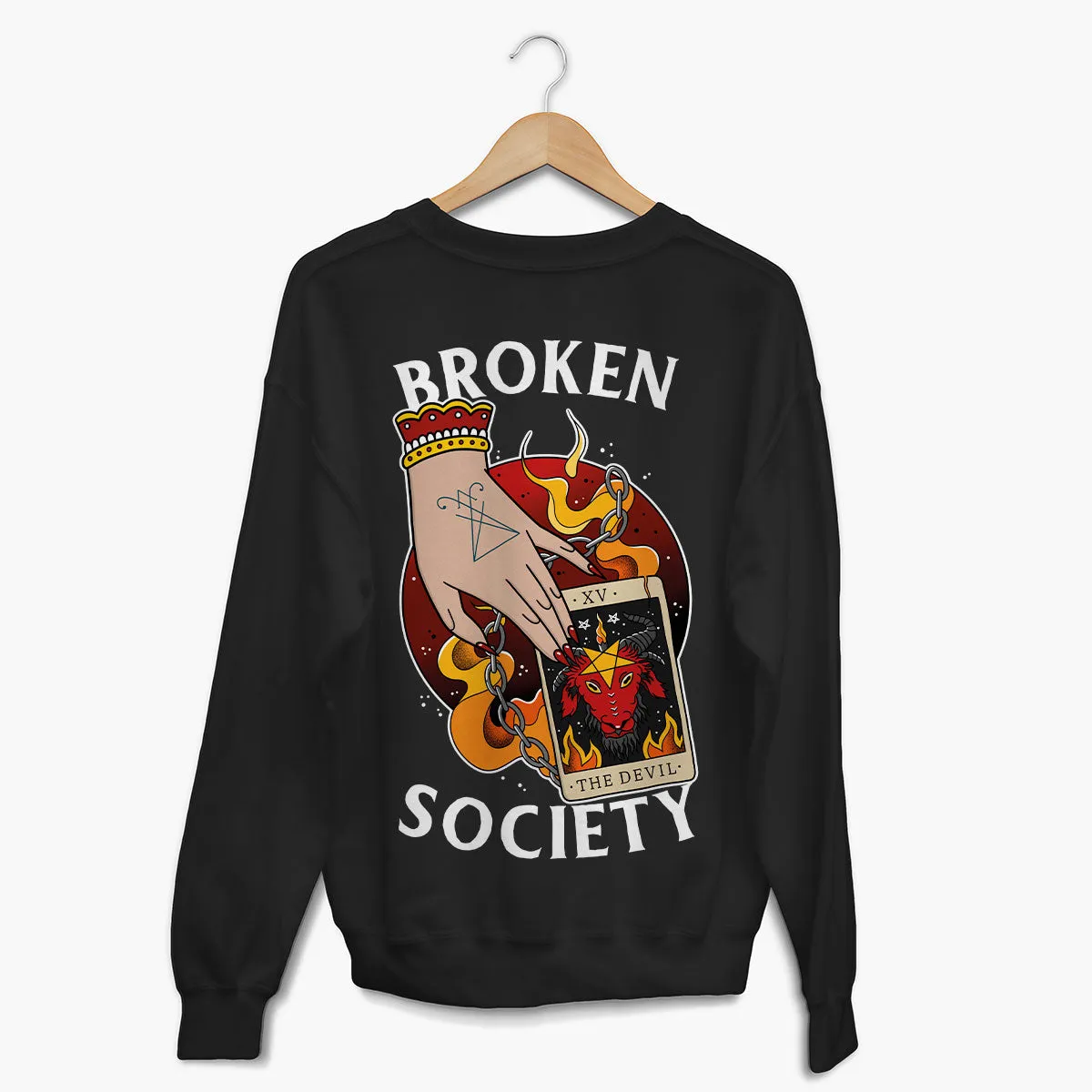 The Devil Tarot Sweatshirt (Unisex)