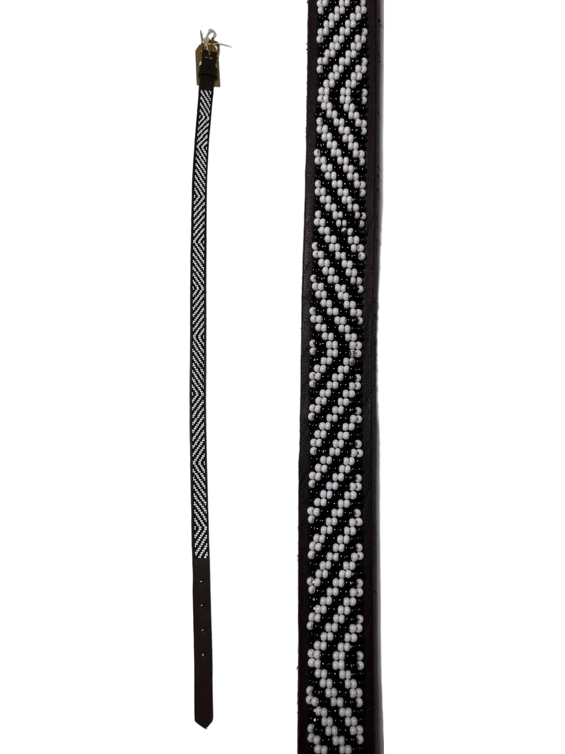 Thin Belt Zebra Print