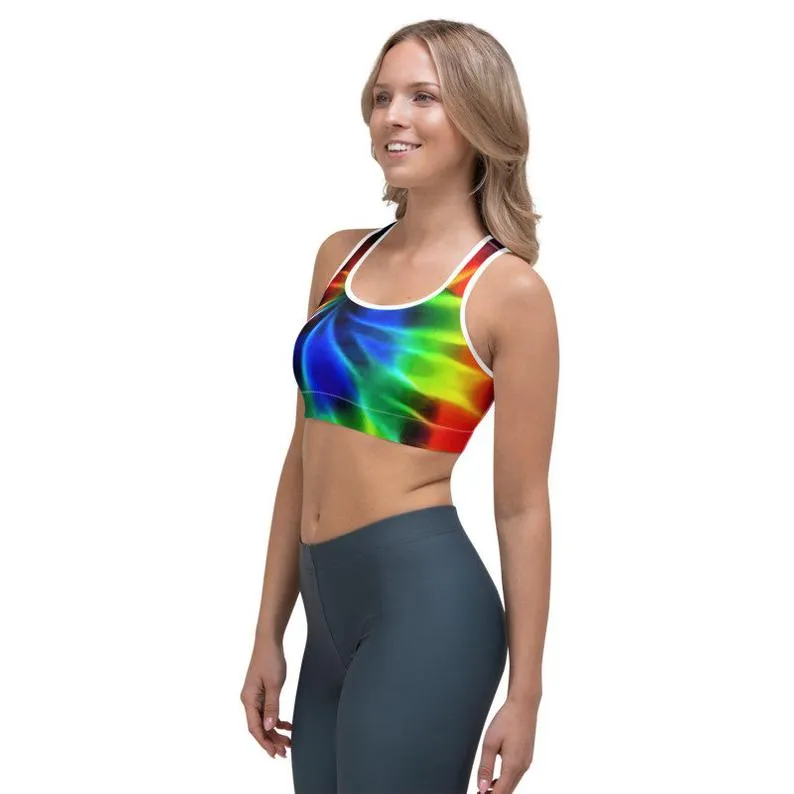 Tie Dye Sports Bra