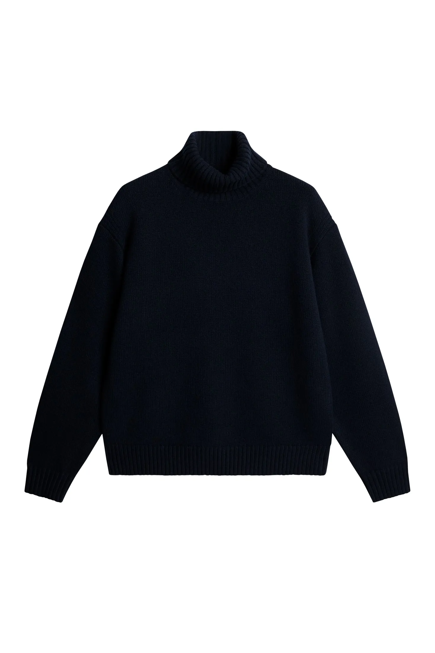 Todd Heavy Knit Turtleneck / JL Navy