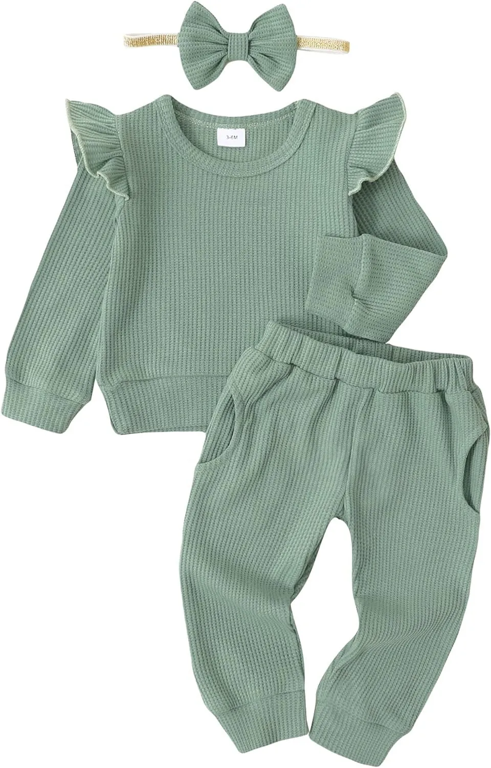 Toddler Girls Clothing Set – Sweatshirt and Pants Outfit for Baby Girls