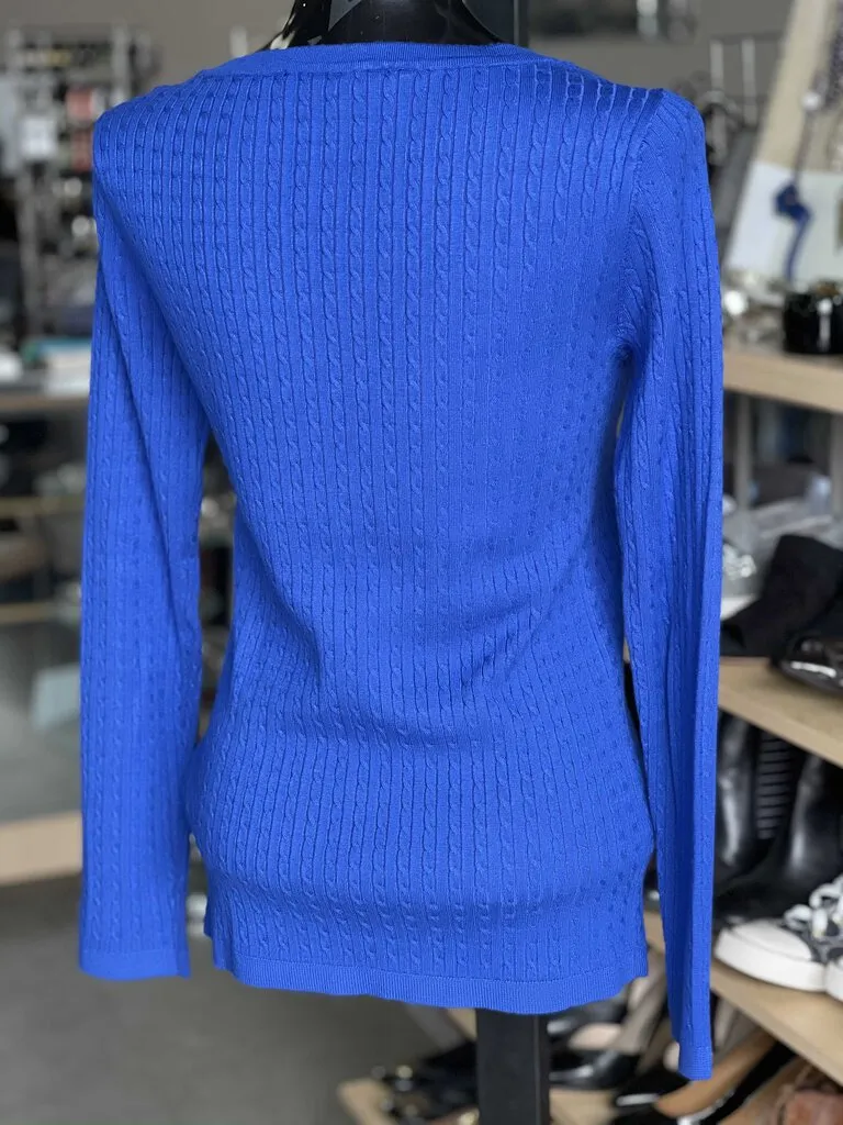Tommy Hilfiger Cable Knit Top Long Sleeve S