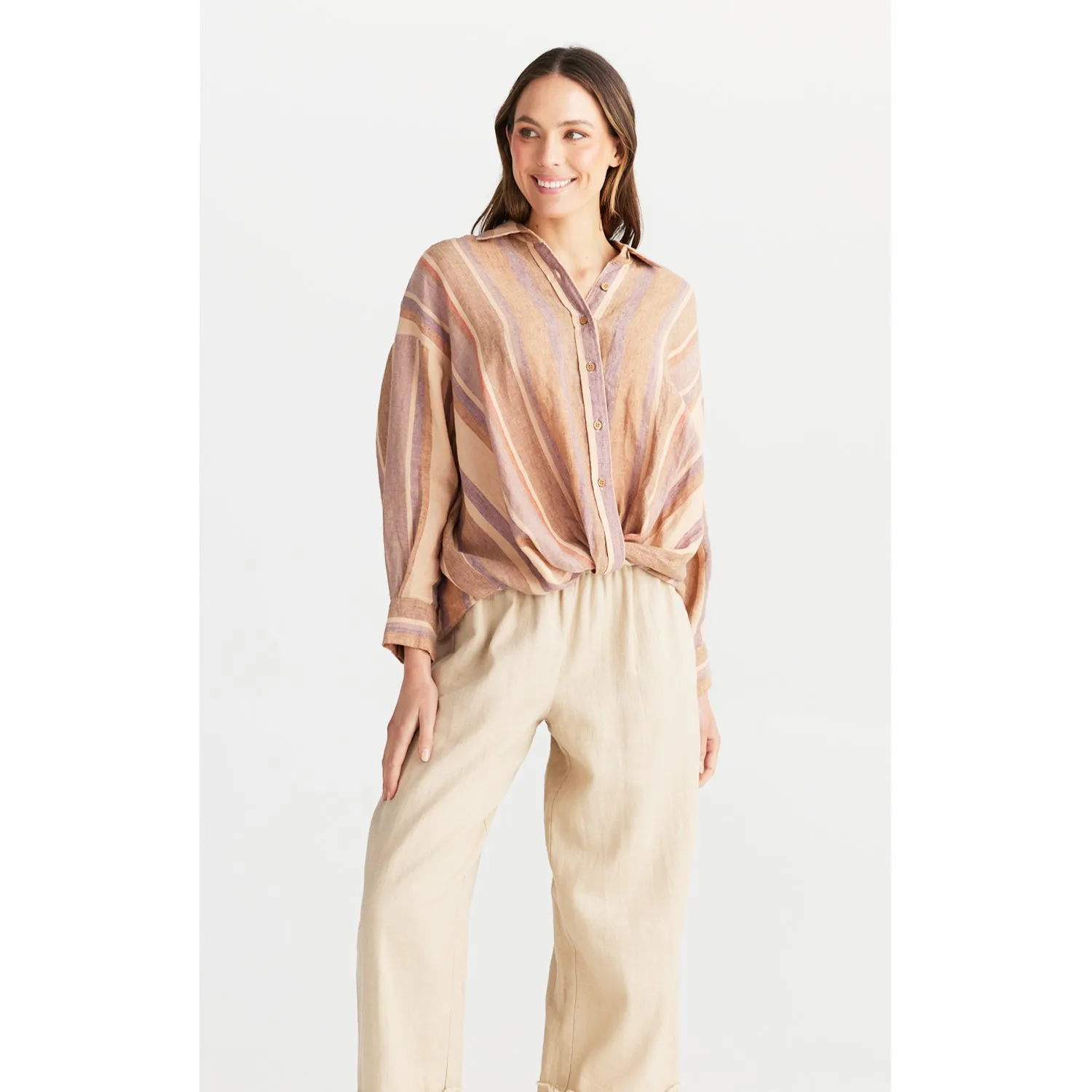 Top Bonita - Santal Stripe
