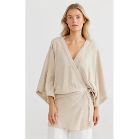 Top Sumba Overshirt - Natural Gauze