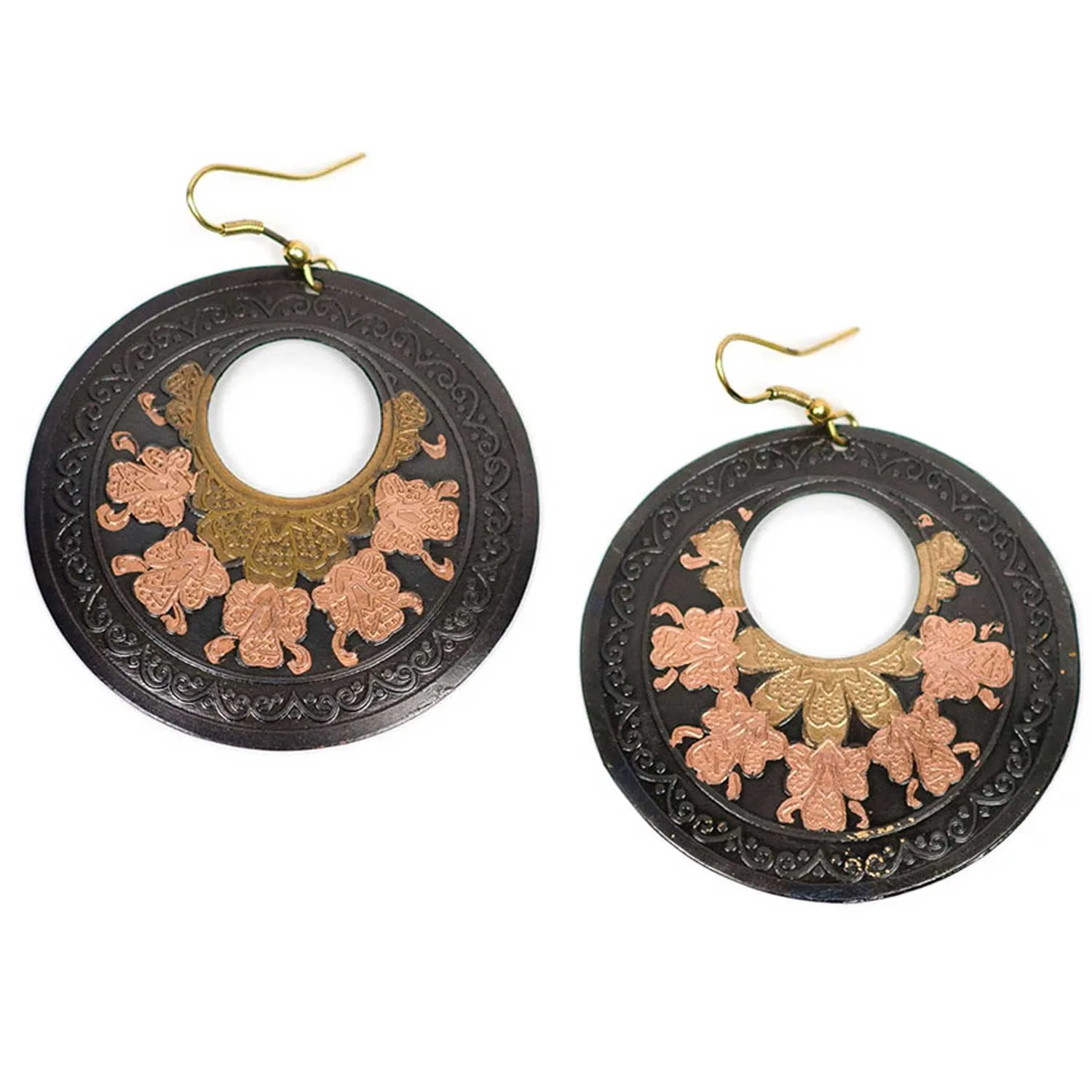Tri-Flower Earrings