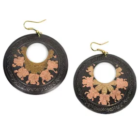 Tri-Flower Earrings