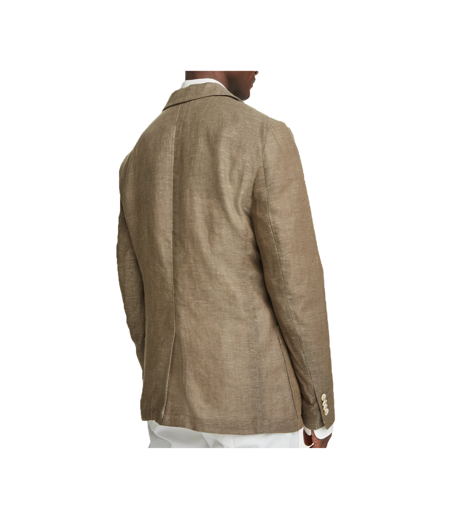 Unconstructed Cotton Linen Blazer