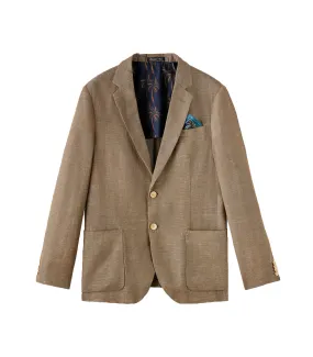 Unconstructed Cotton Linen Blazer