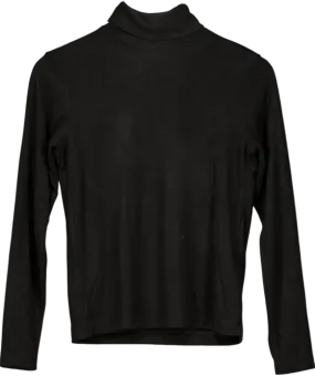 Uniqlo Black Fleece Long Sleeve Turtleneck Top UK XS