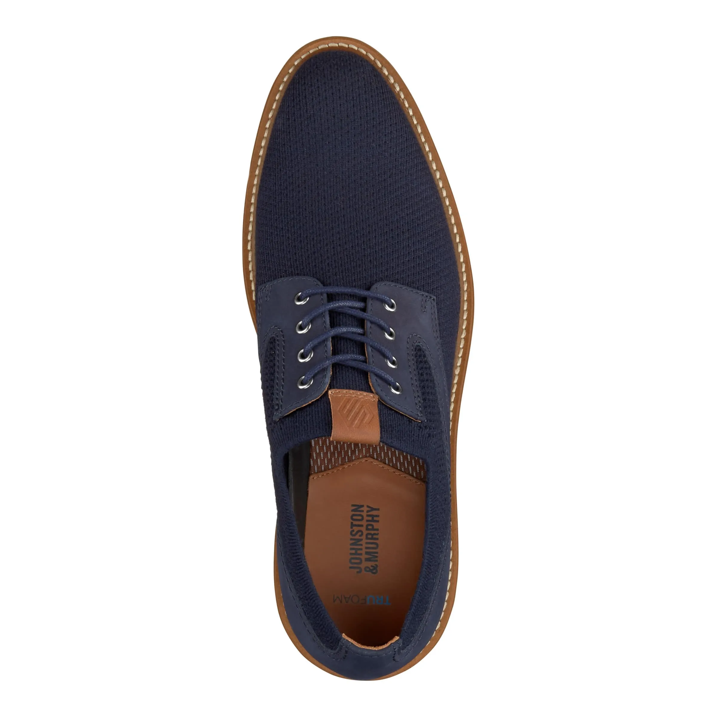 Upton Knit Plain Toe - Navy