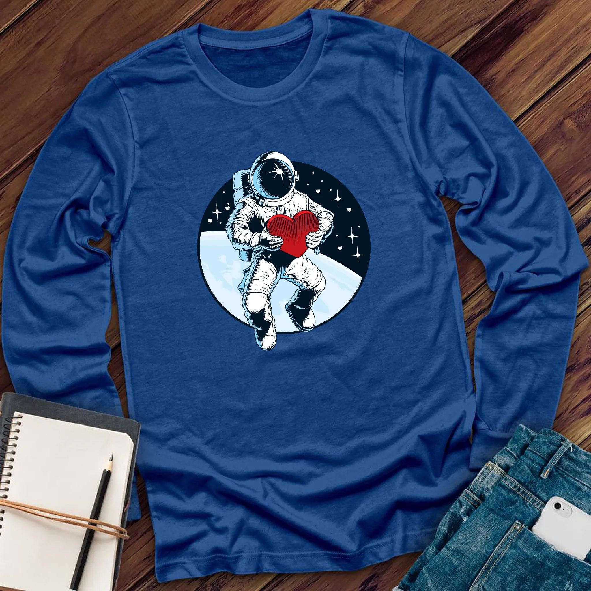 Valentine Astronaut Long Sleeve