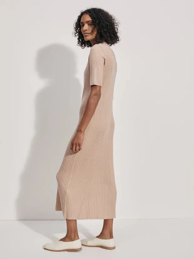 Varley - Maeve Rib Knit Midi Dress