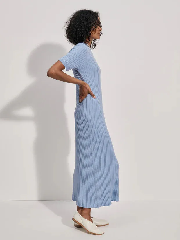 Varley - Maeve Rib Knit Midi Dress
