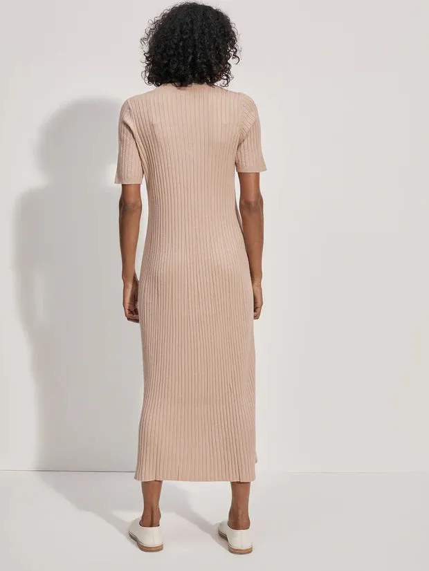 Varley - Maeve Rib Knit Midi Dress
