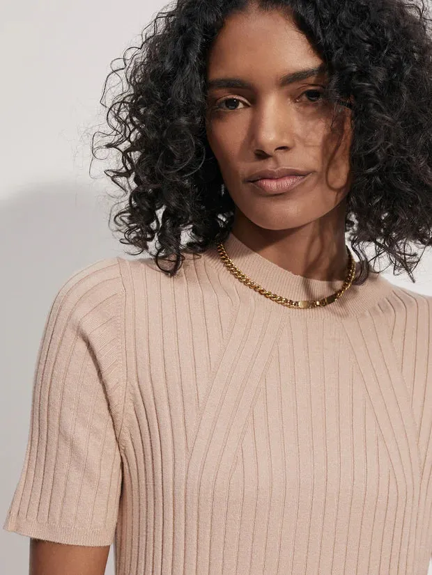 Varley - Maeve Rib Knit Midi Dress