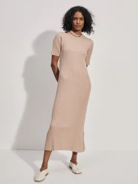 Varley - Maeve Rib Knit Midi Dress