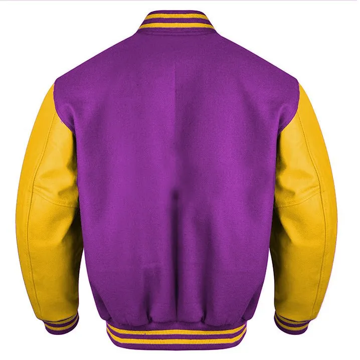 Varsity Jacket - Purple Gold