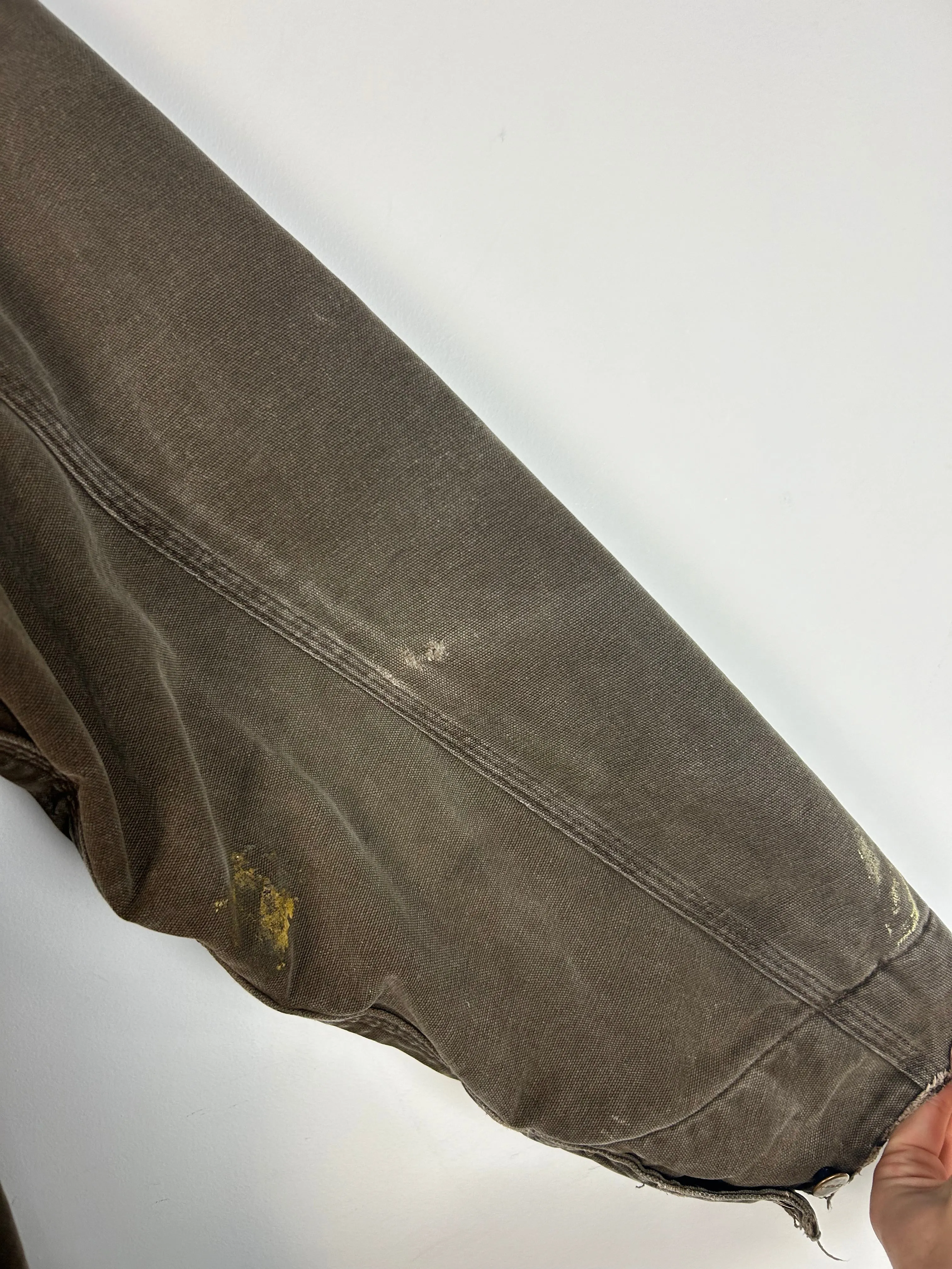 Vintage 90's Carhartt Chore Brown Jacket CN1082