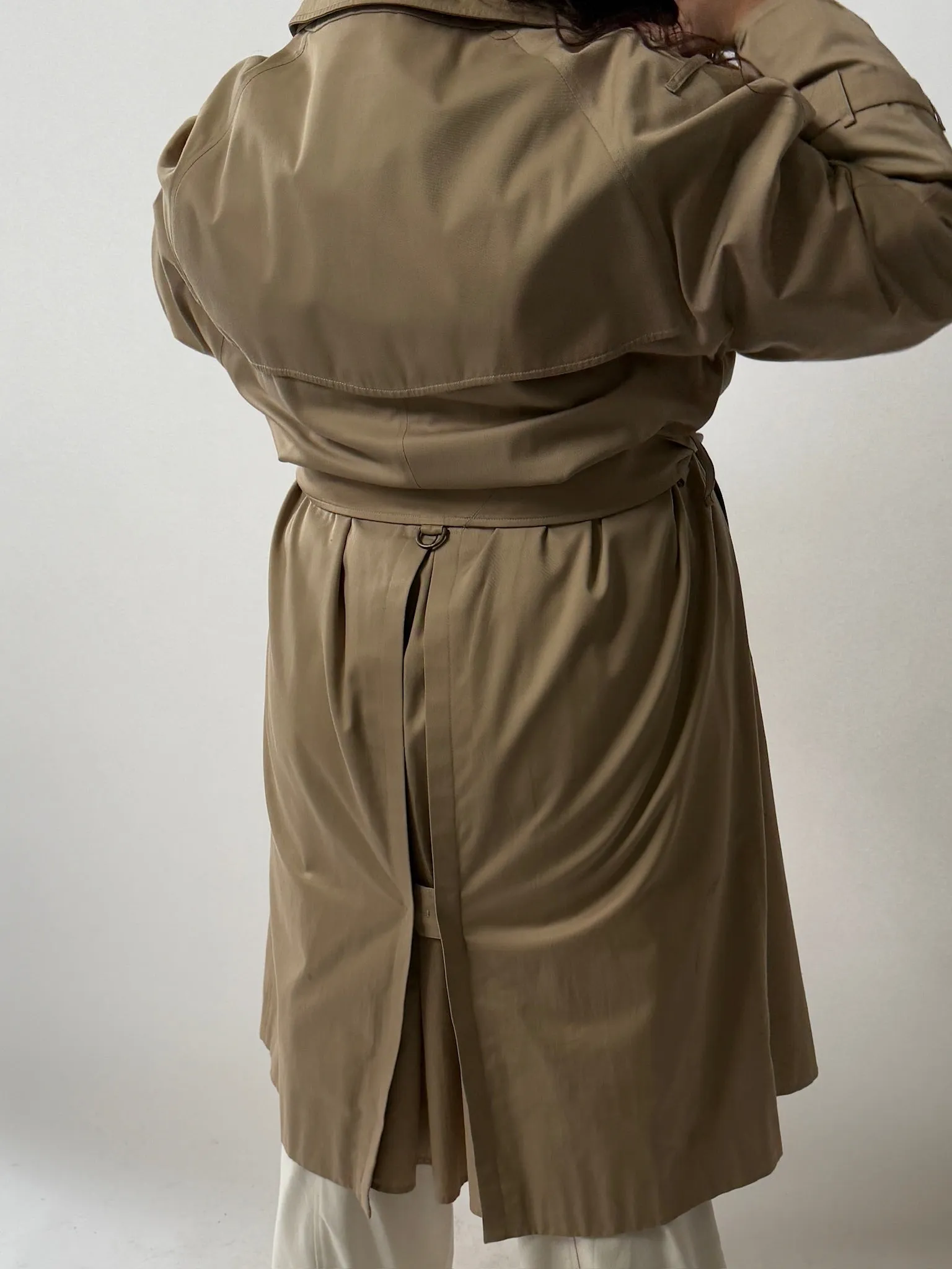 Vintage Belted Trench Coat