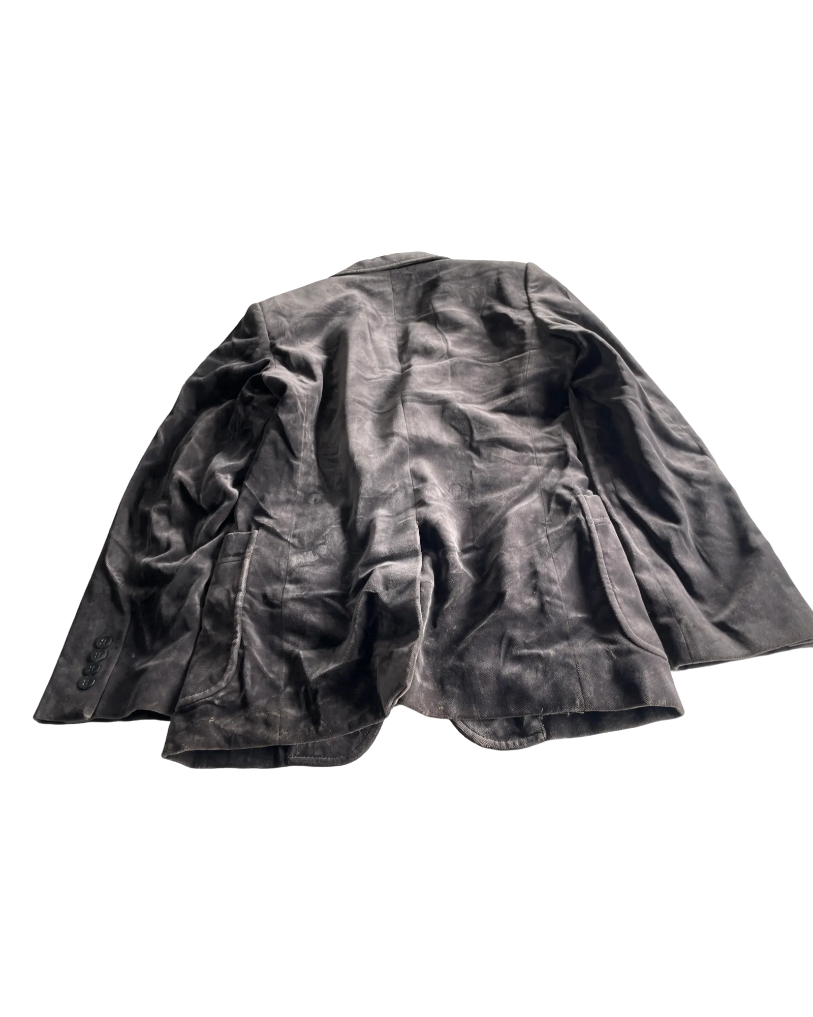 Vintage Brown Velvet Zara Blazer Jacket - Men's Size M (SKU 4615)