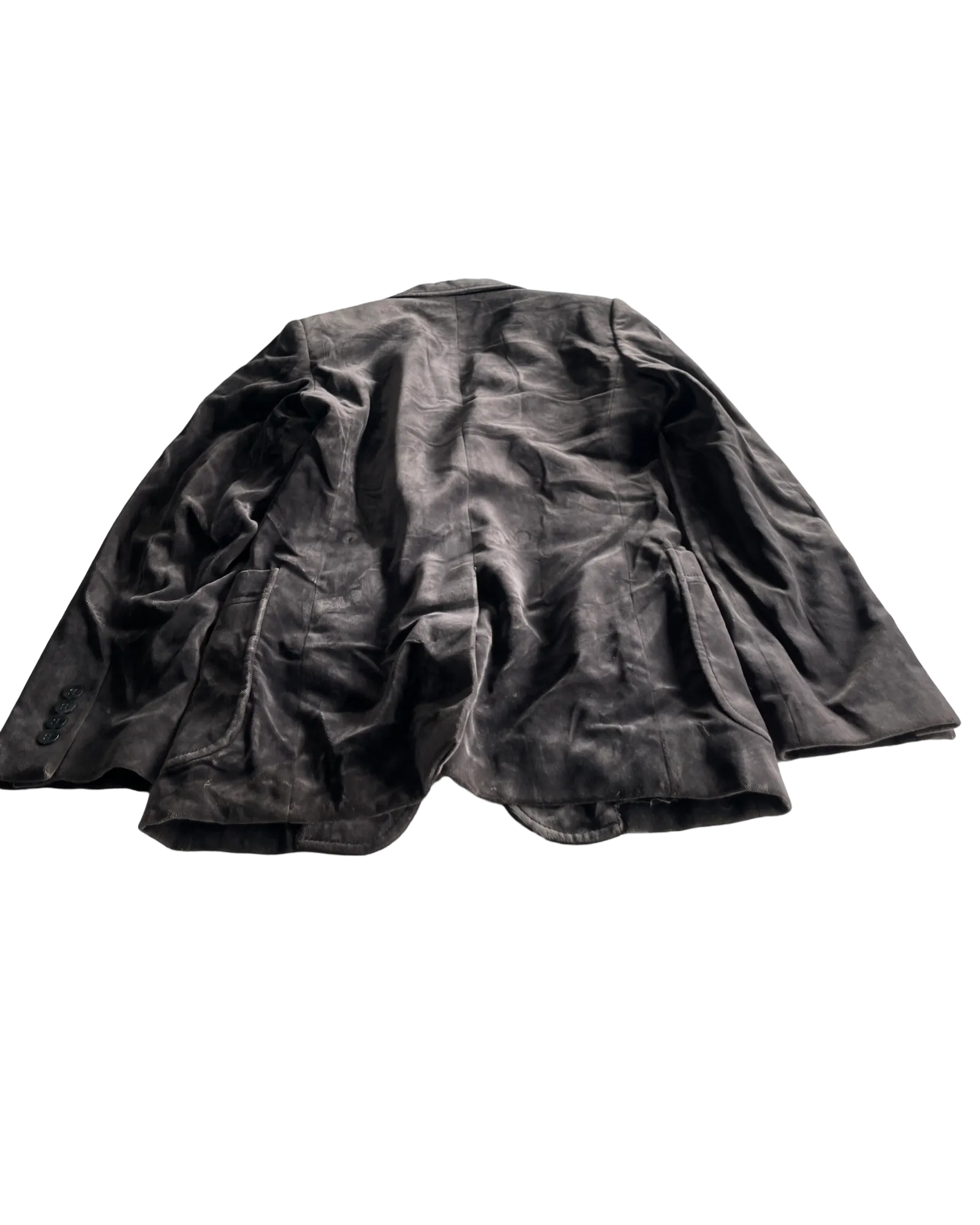 Vintage Brown Velvet Zara Blazer Jacket - Men's Size M (SKU 4615)
