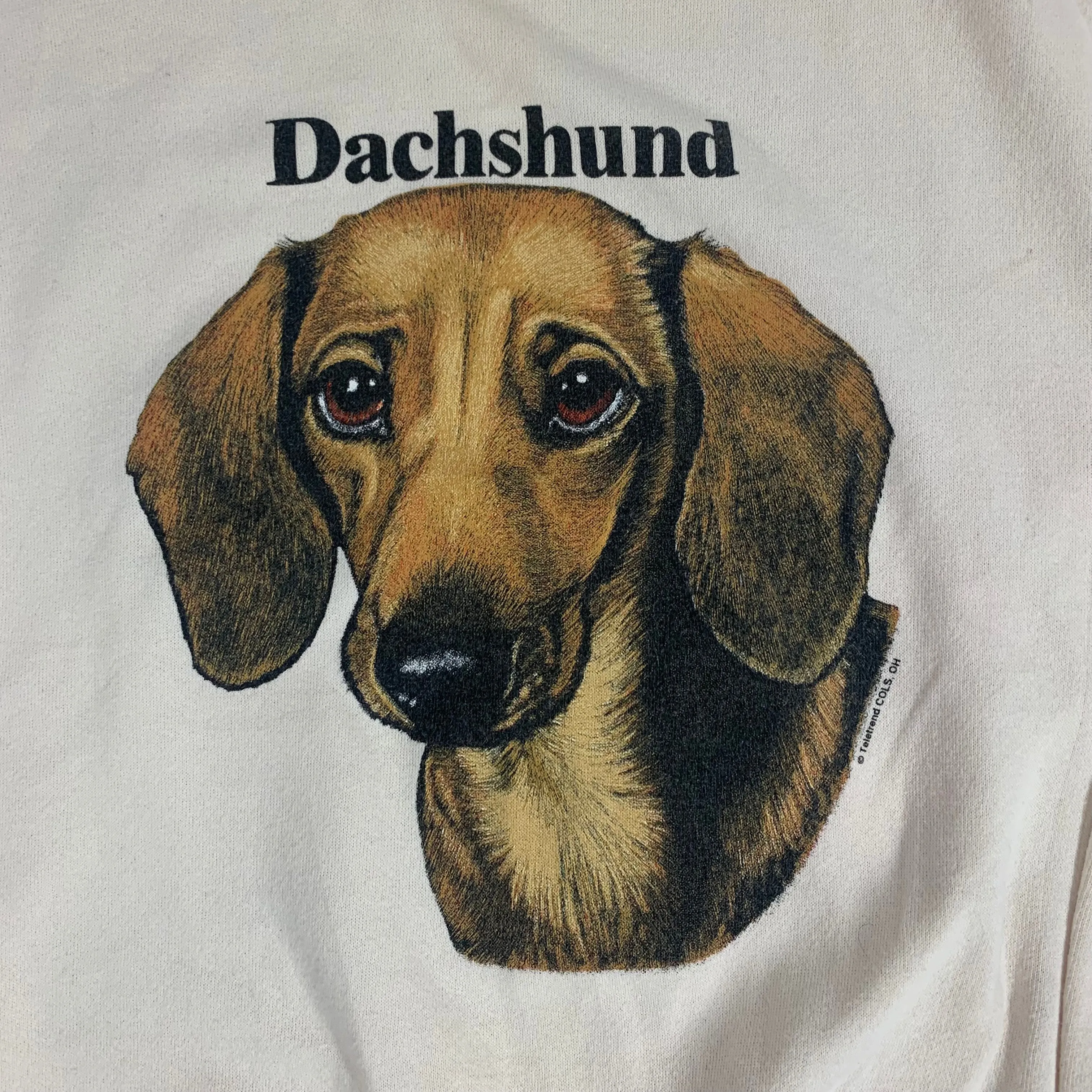 Vintage Dachshund "Portrait" Crewneck Sweatshirt