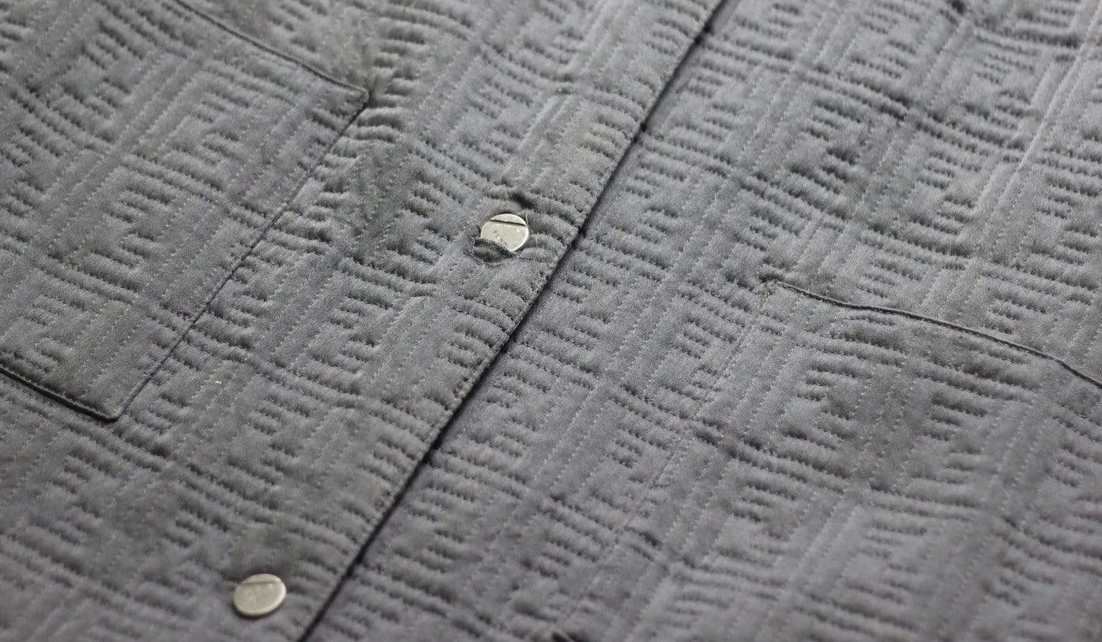 Vintage Fendi Embroidered Trench Coat